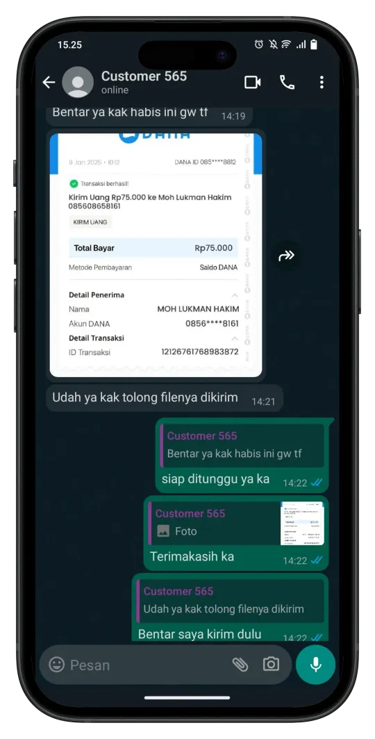 Testimoni Chat
