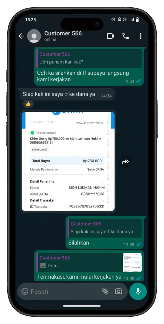 Testimoni Chat