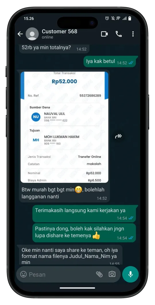 Testimoni Chat