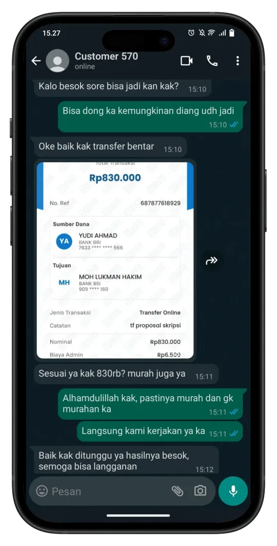 Testimoni Chat